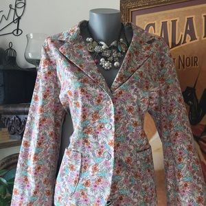 Floral blazer